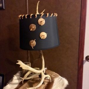 Deer Antler lamps. Smaller lamps start at $100